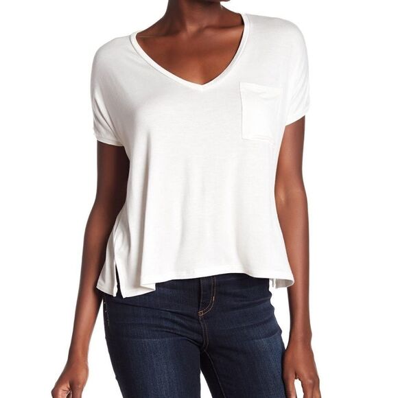 PST by Project Social T V-Neck Pocket Tee (D4) - Picture 1 of 6